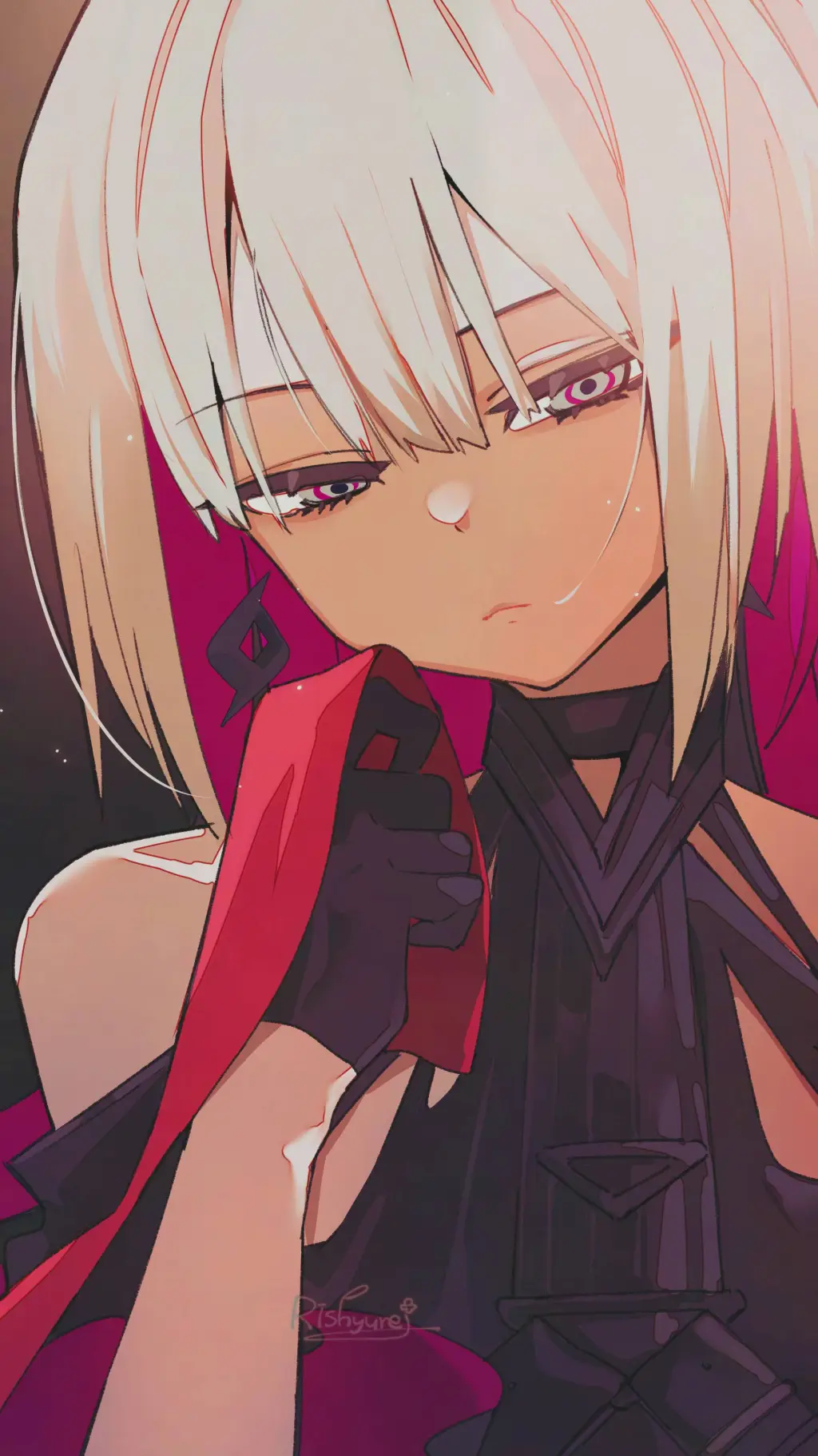 ai character: Velvet background