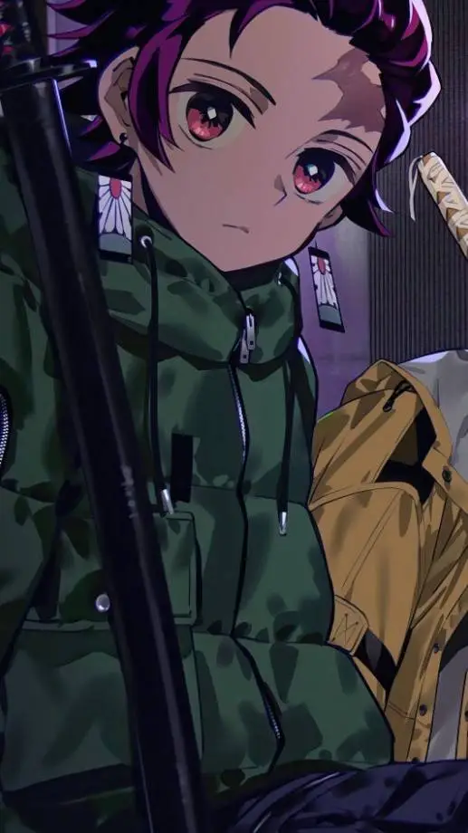 ai character: Tanjiro  background