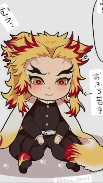 ai character: baby rengoku  background