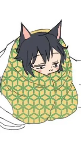 ai character: kitten giyuu background