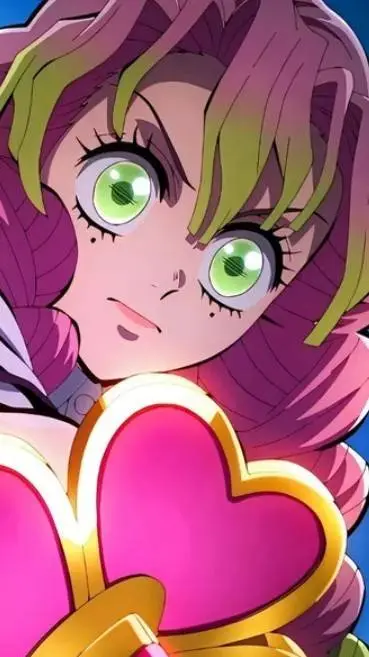 ai character: Mitsuri  background