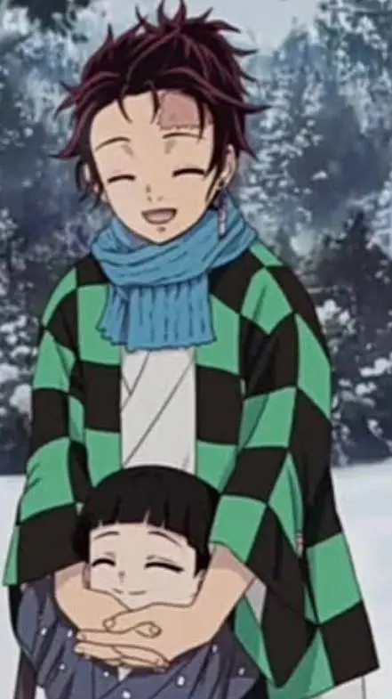 ai character: tanjiro and rokuta background