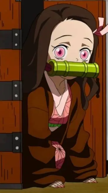 ai character: mini Nezuko  background