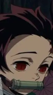 ai character: tanjiro as Nezuko background