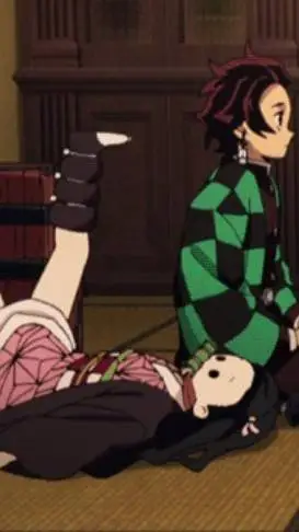 ai character: Nezuko Core background