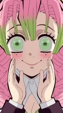 ai character: Mitsuri  background