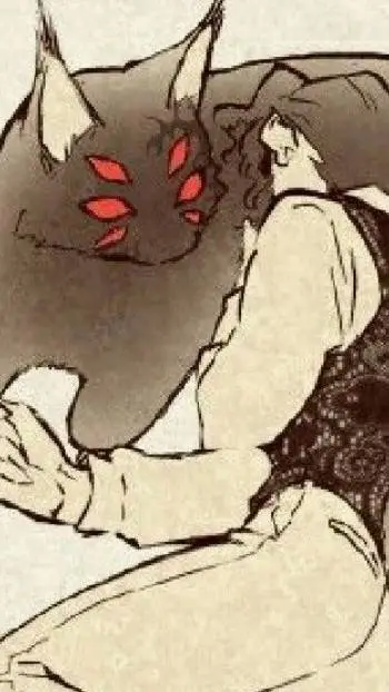 ai character: kokushibo Cat background