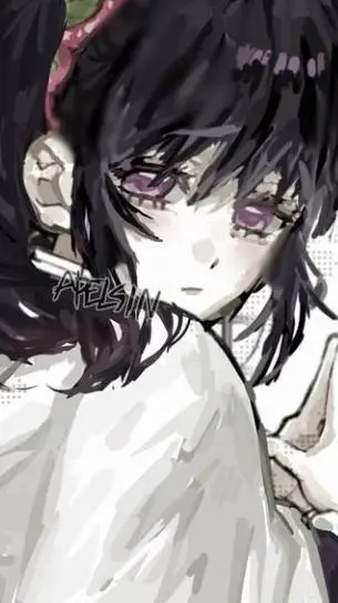 ai character: Akaza is choking! background