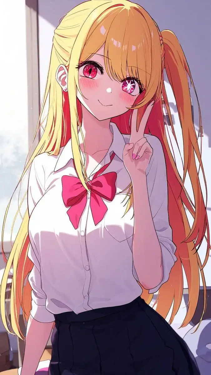 ai character: Ruby Hoshino background