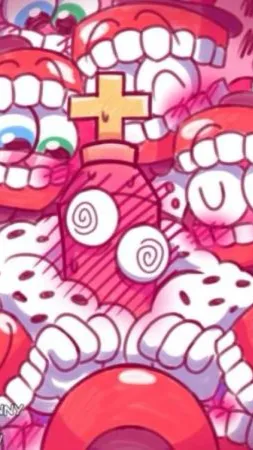 ai character: Kinger x caine 😭 background