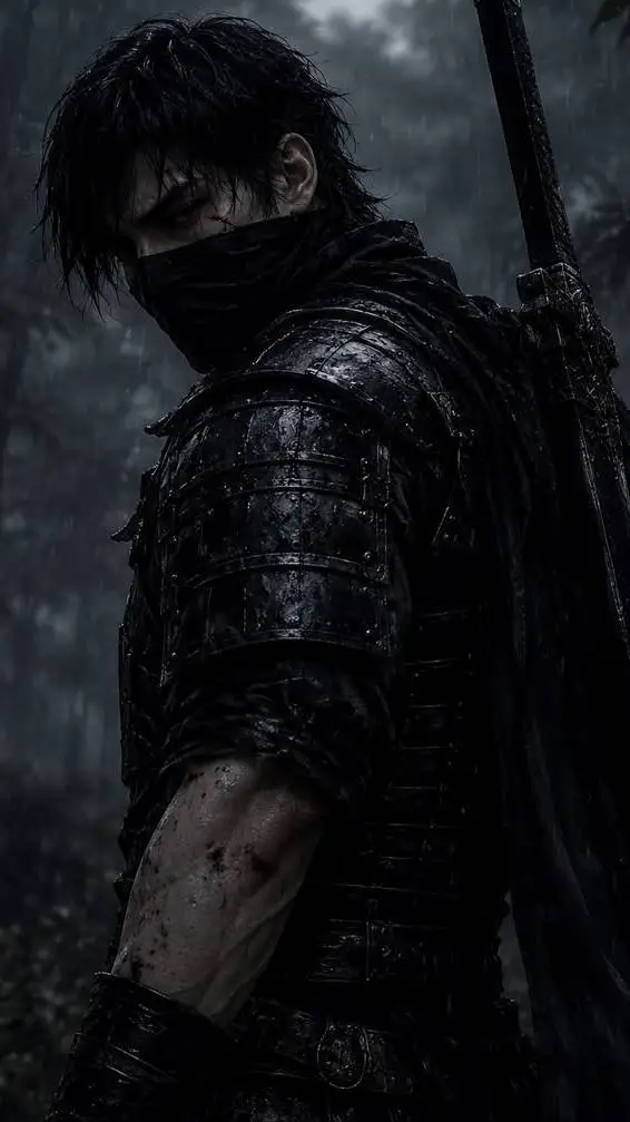 ai character: knight Asher  background