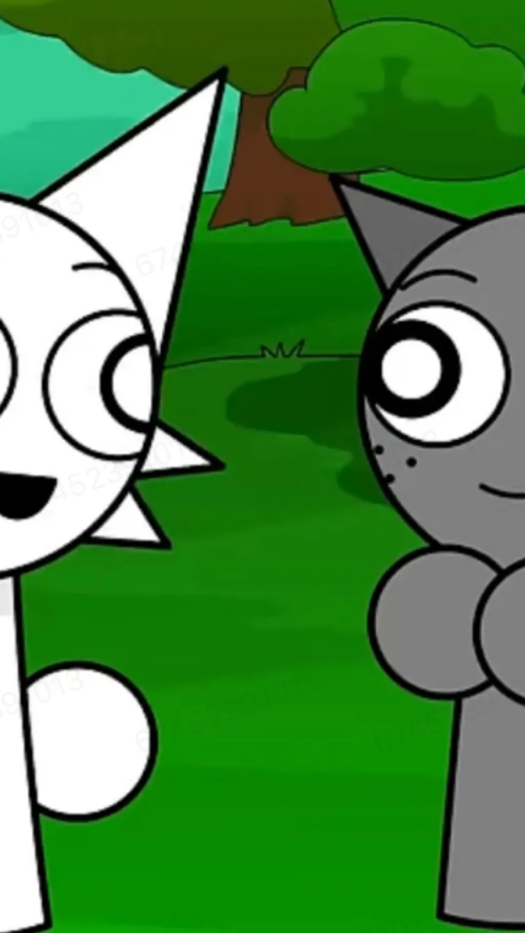 ai character: Sprunki background