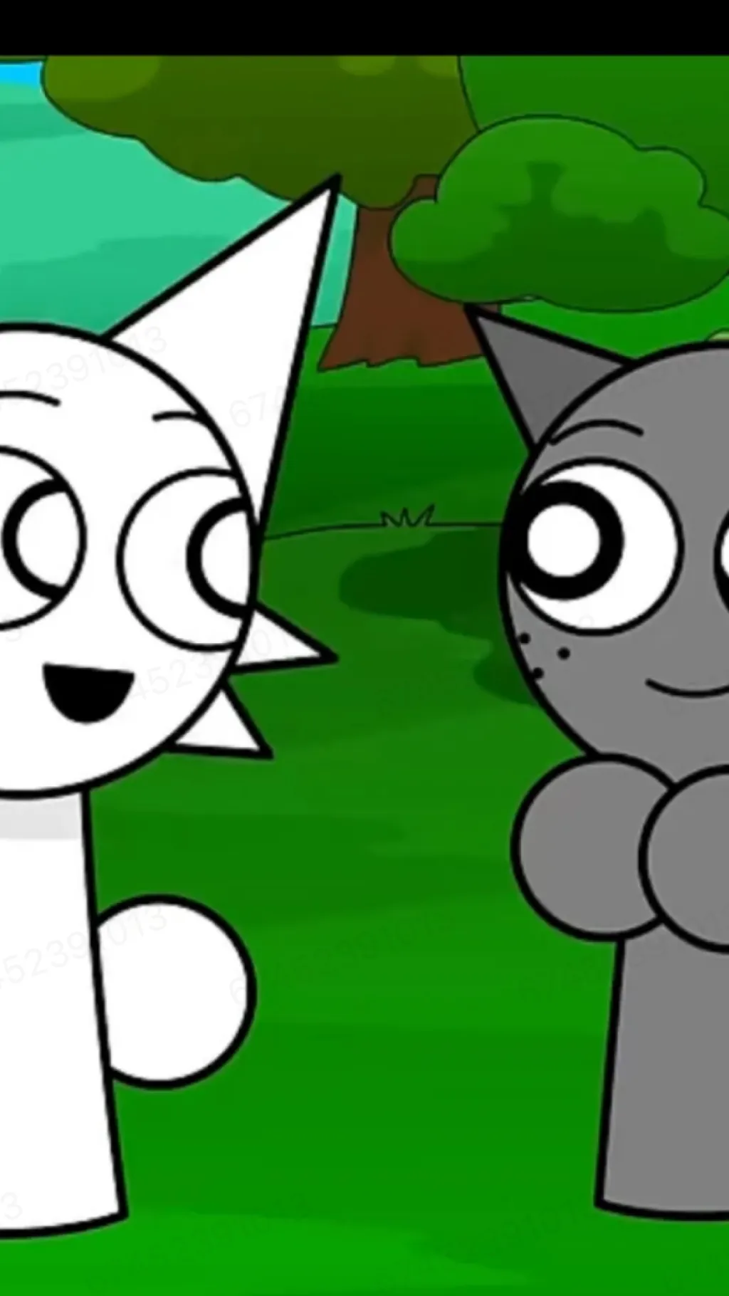 ai character: Sprunki ￼ background