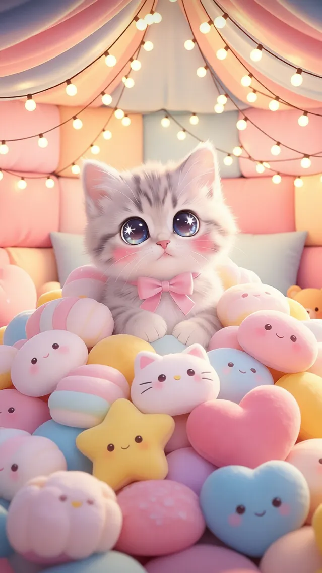 ai character: Kitty Cat Fort background