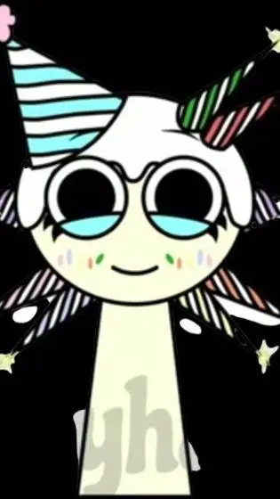 ai character: Funfetti background