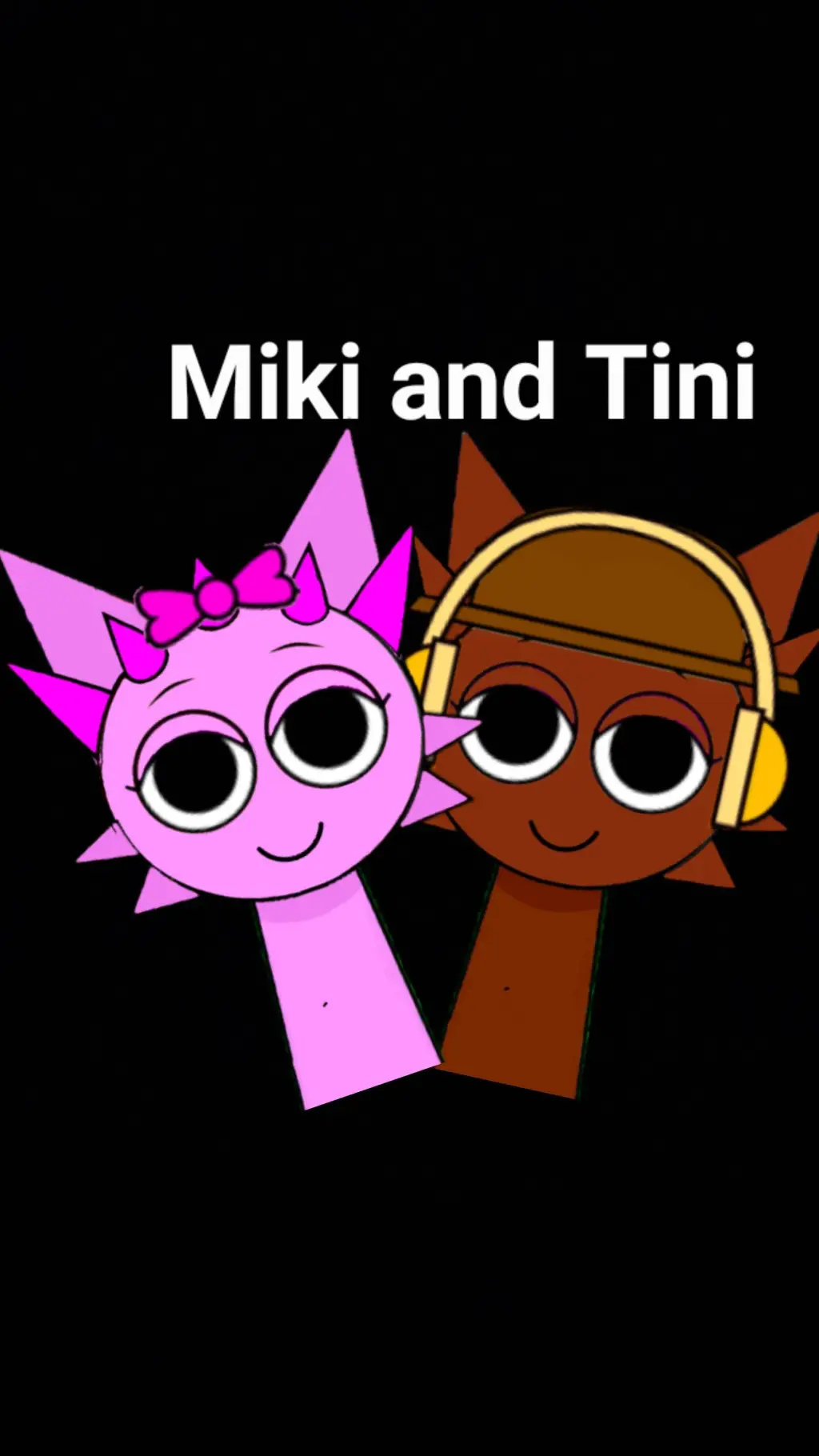 ai character: Miki and Tini background