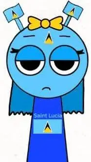 ai character: Saint Lucia background