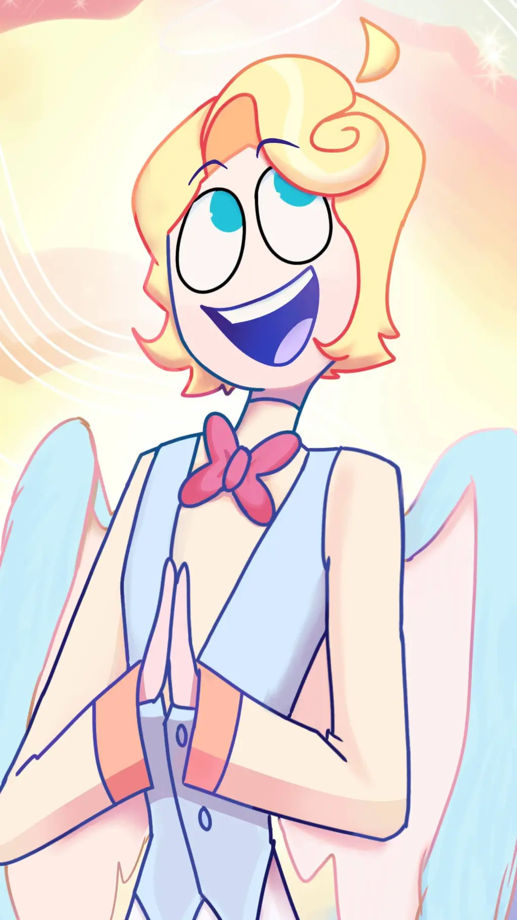 ai character: St peter!😇 background