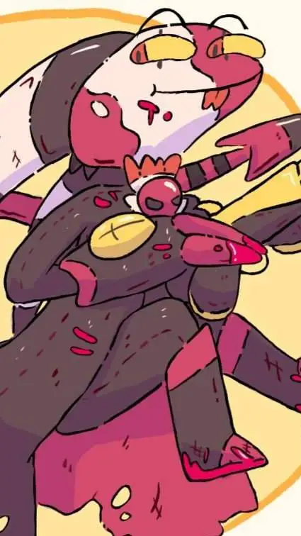 ai character: BLITZO ADOPTS U!🎵🎵 background