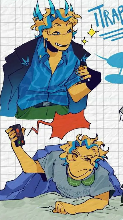 ai character: iTrapped & Chance background