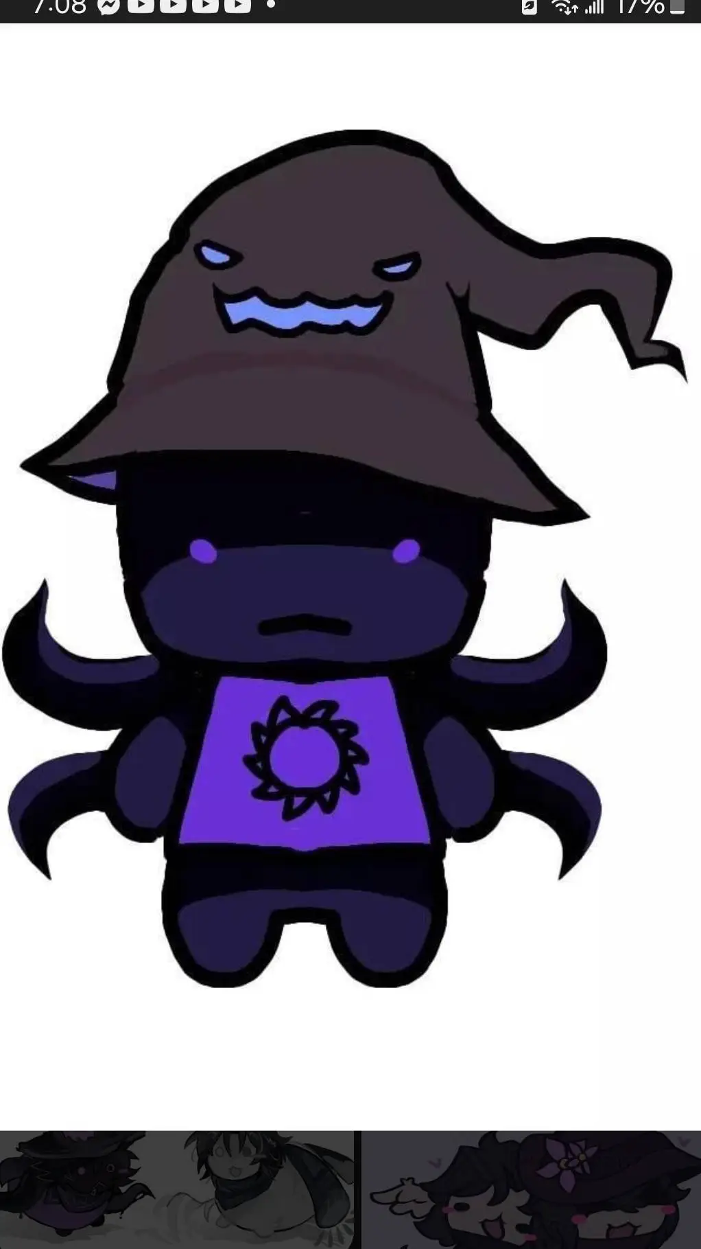 ai character: azure background