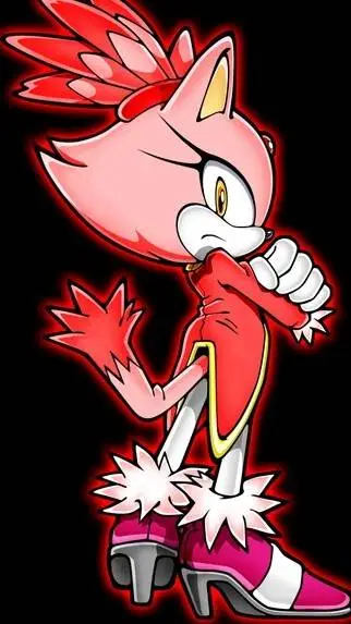 ai character: burning blaze background