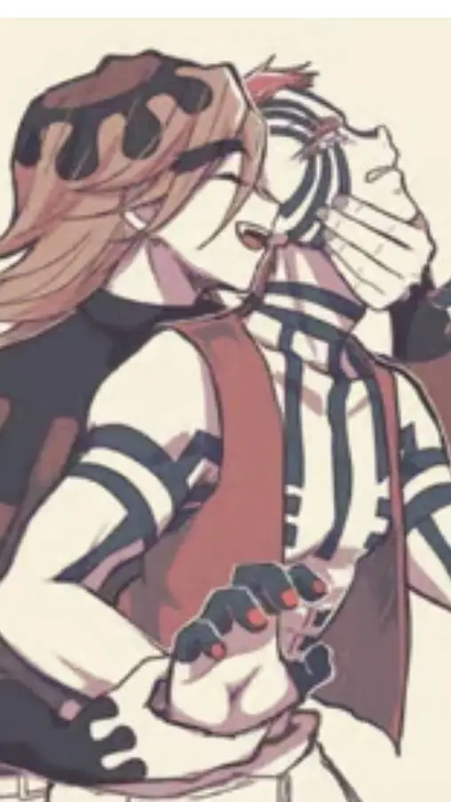 ai character: Douma x Akaza background