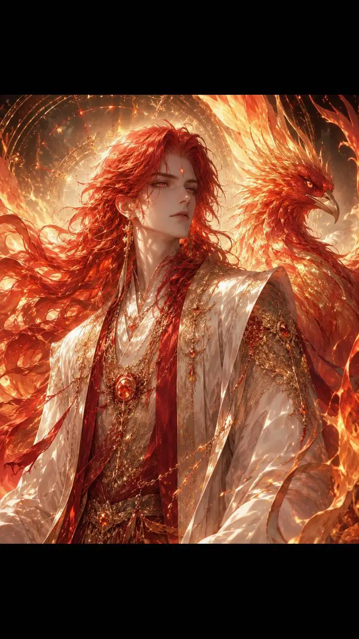 ai character: 🔥🐦‍🔥Félix🐦‍🔥🔥 background
