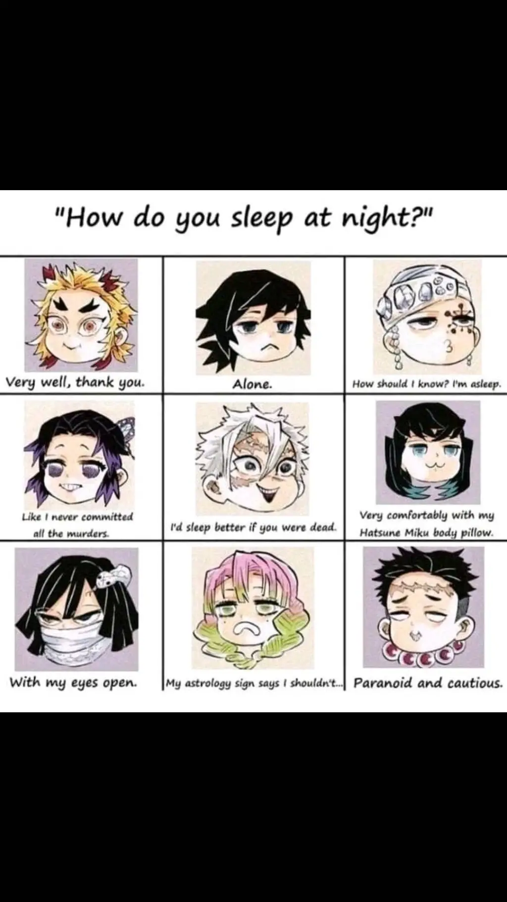 ai character: kny randomness background