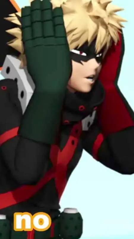 ai character: bakugo chaos background