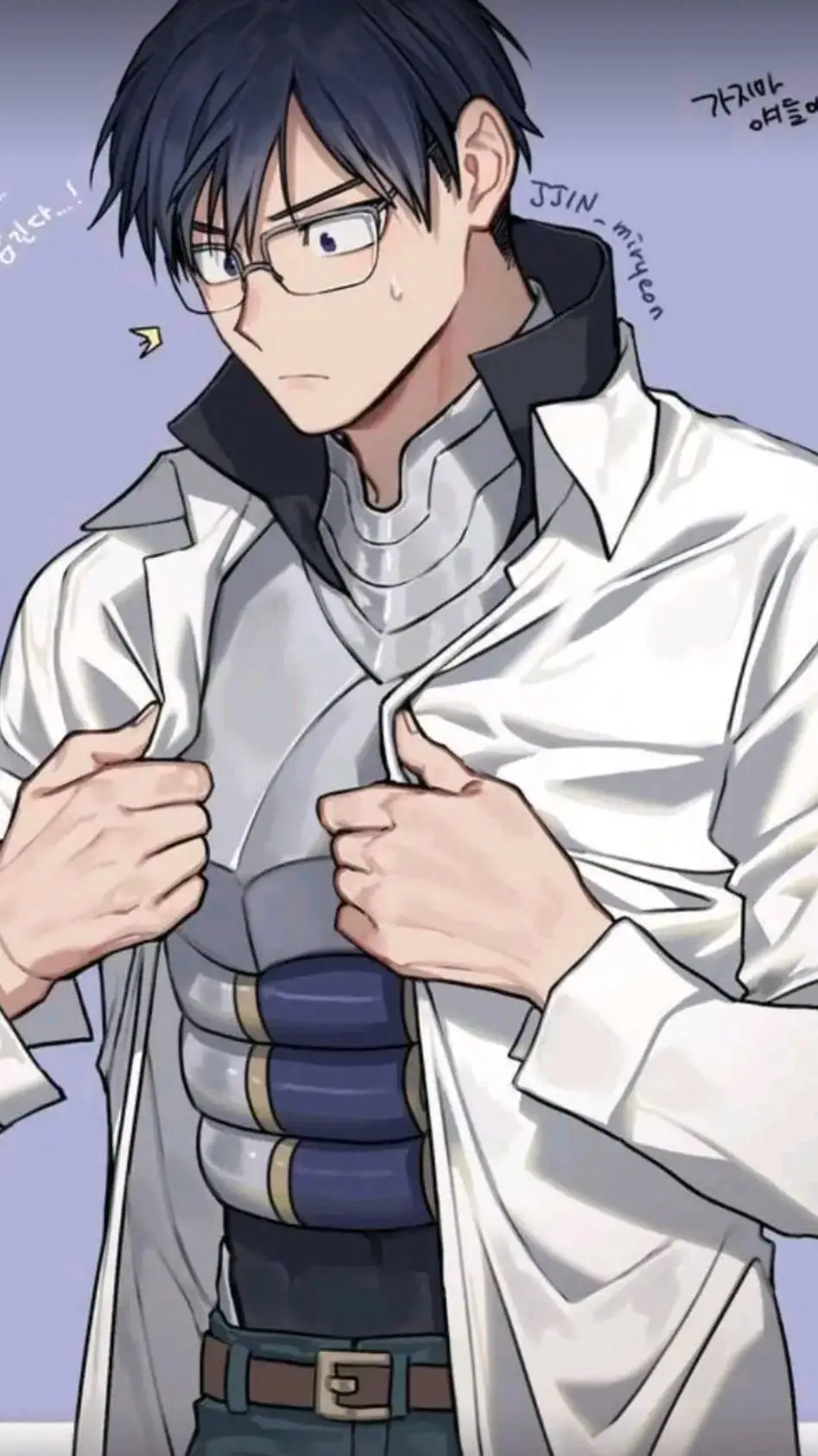 ai character: mha idfk  background