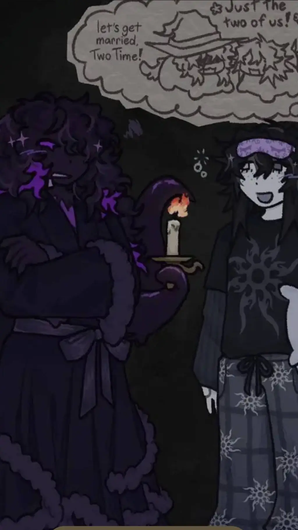 ai character: forsaken sleepover background