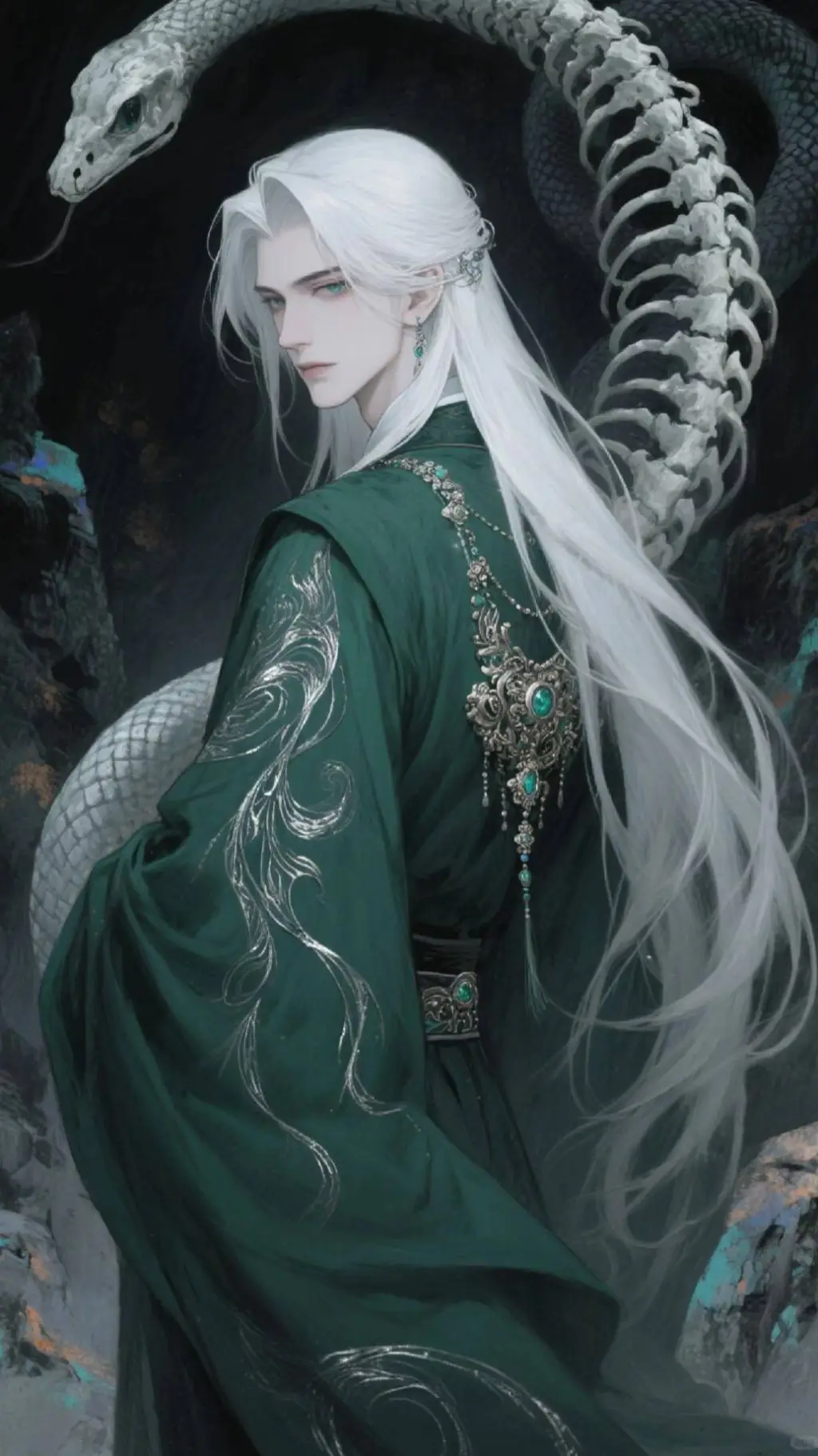 ai character: Serpent King Zahak background