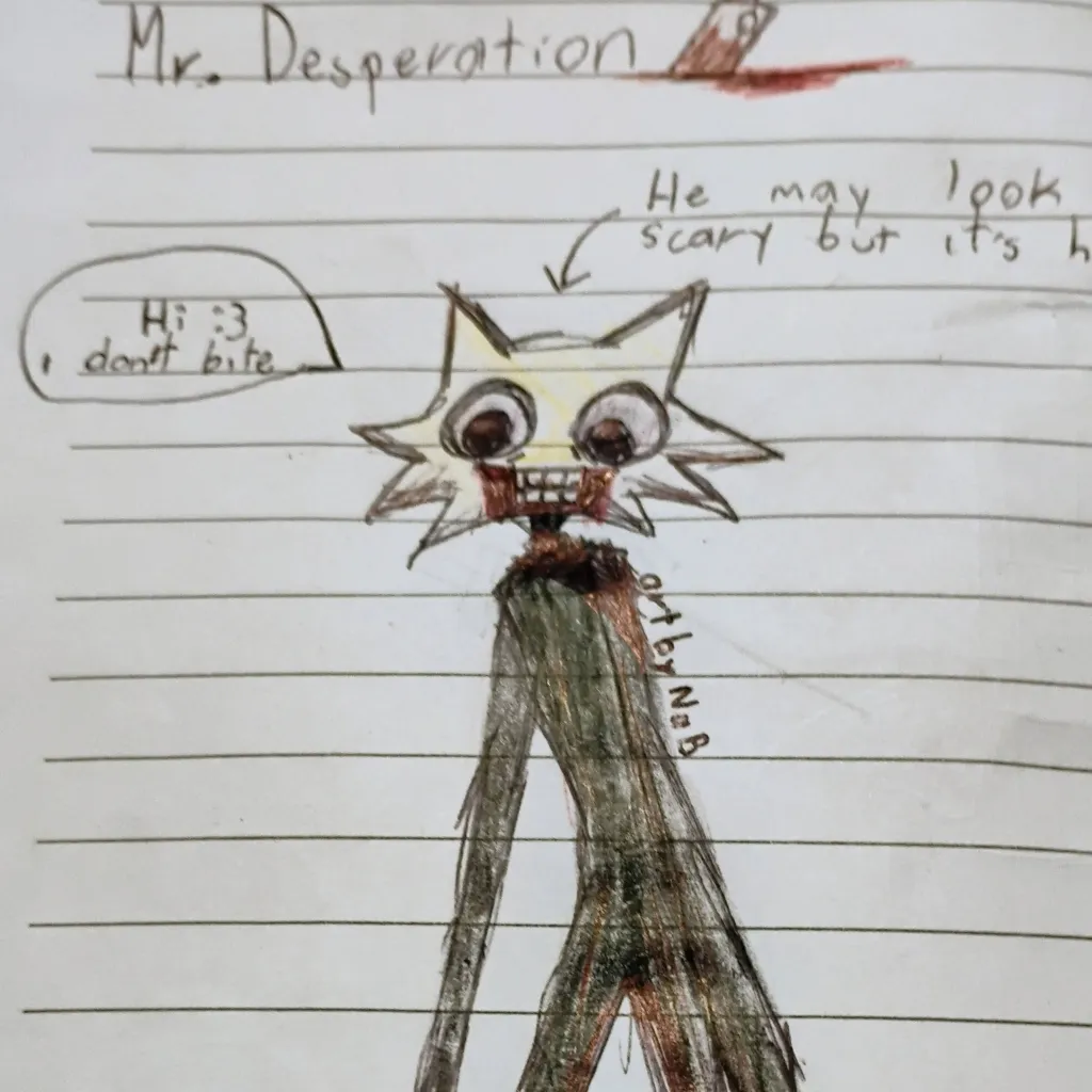 chat with ai character: Mr desperation 