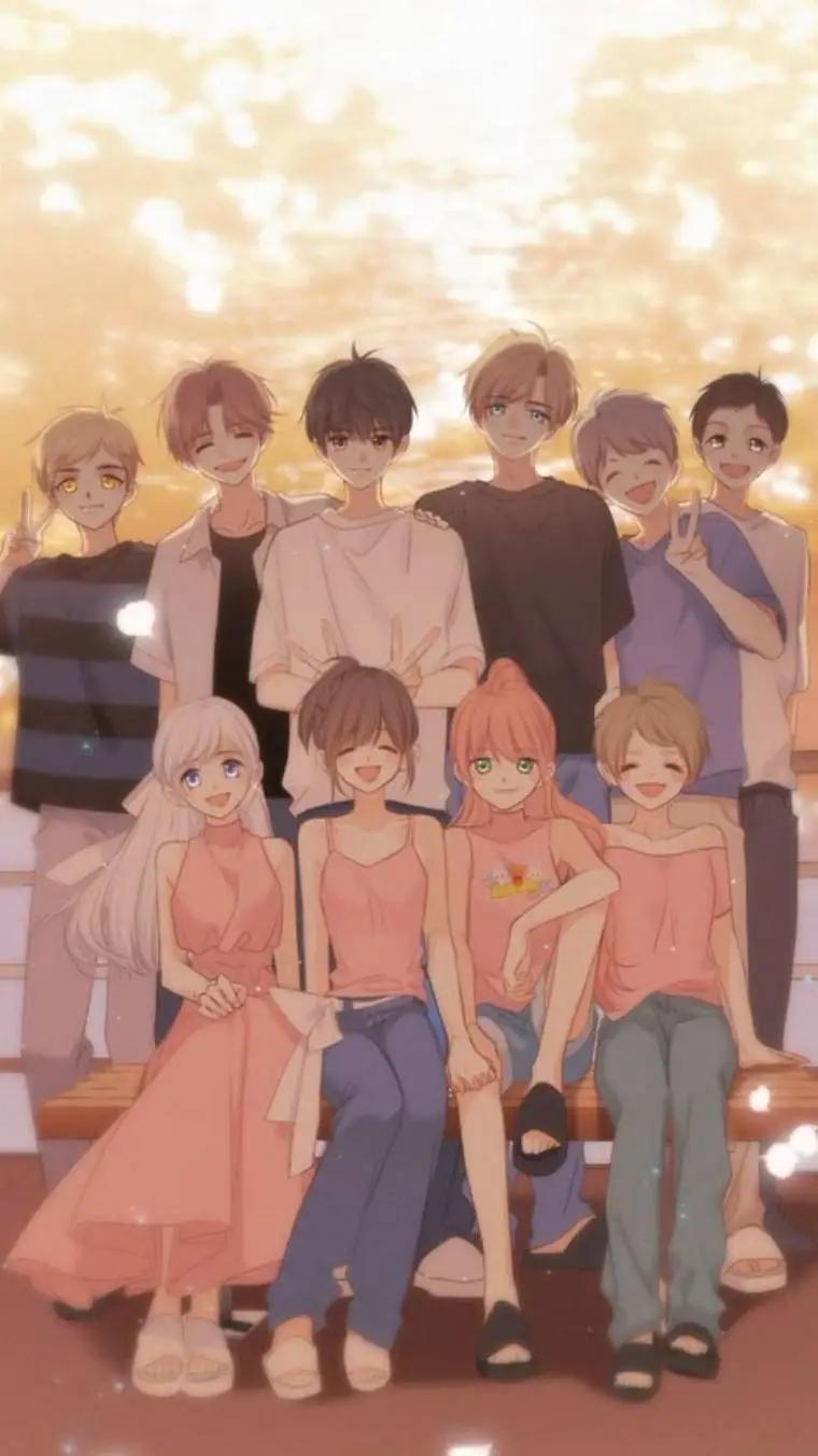 ai character: adventurous group background