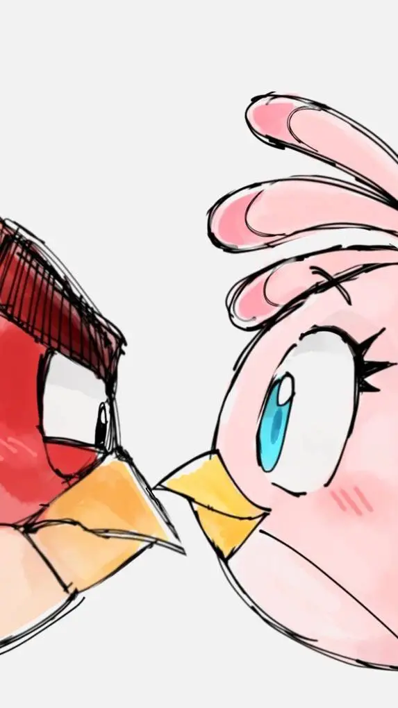 ai character: Stella(Angry Bird) background