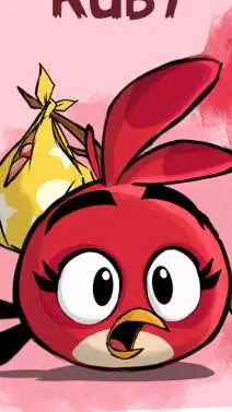ai character: Ruby(Angry Birds) background