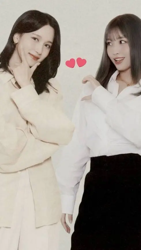 ai character: momito y mina 💗 background