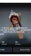 ai character: Emma roblox background