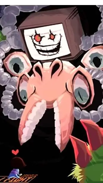 ai character: omega flowey background