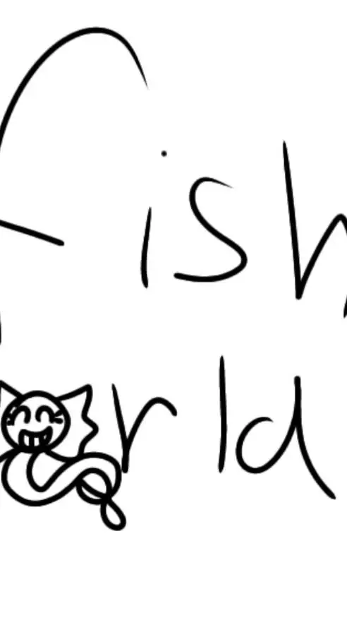 ai character: fish world! background