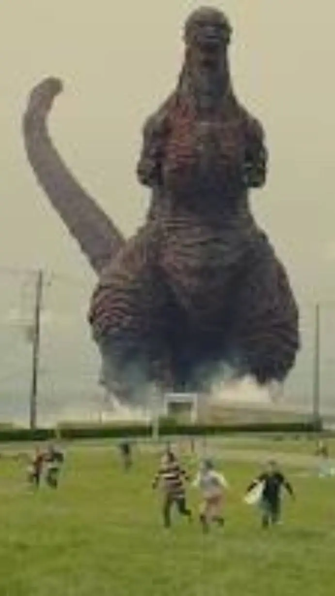 ai character: Shin godzilla background