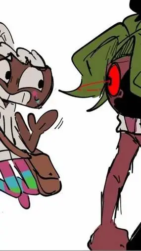 ai character: Cosmo and T.Sprout background