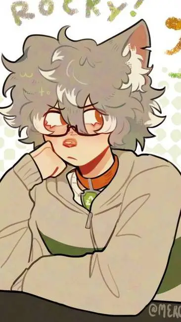 ai character: ♤Rocky♠︎ background
