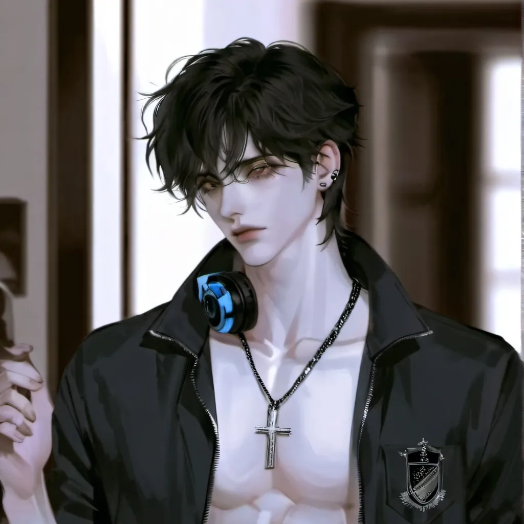 chat with ai character: ࿔*:･♡ 𝓑𝓵𝓪𝓴𝓮 ♡♪