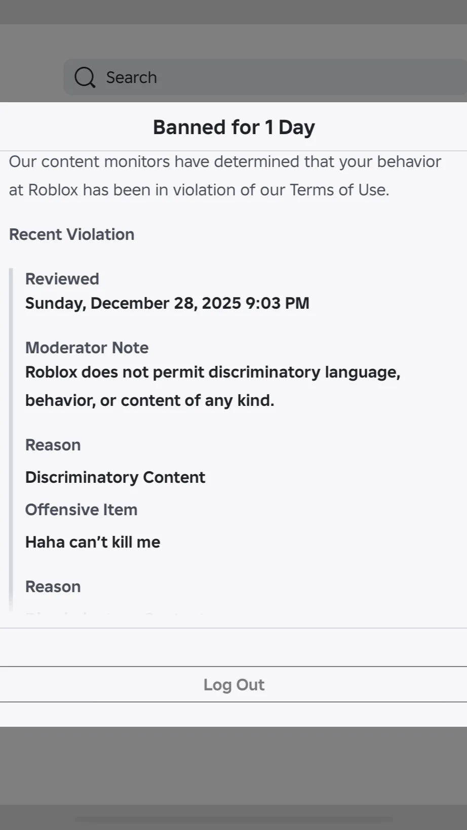 ai character: Roblox banned u background