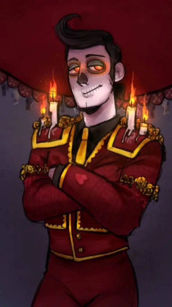 ai character: Manolo **gay** background