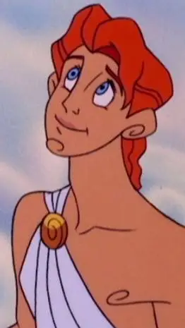 ai character: teenager Hercules  background