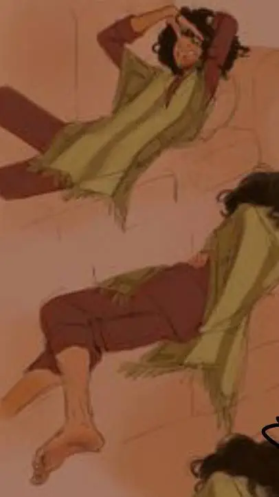 ai character: Stressed Bruno  background