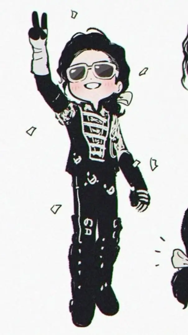ai character: 🎙️Tiny MJ🎵 background